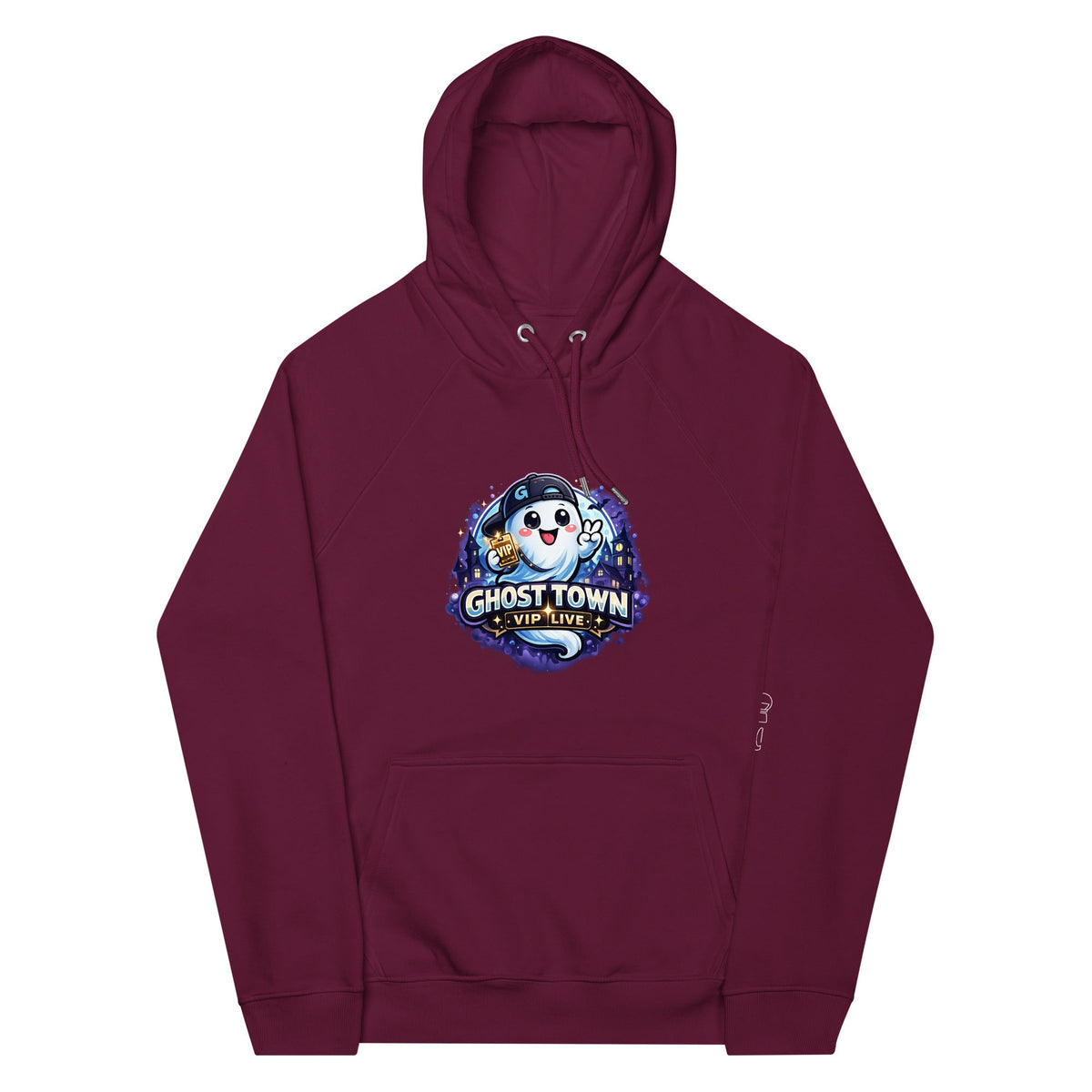 Eco Raglan Hoodie - Ghost - GhostMart