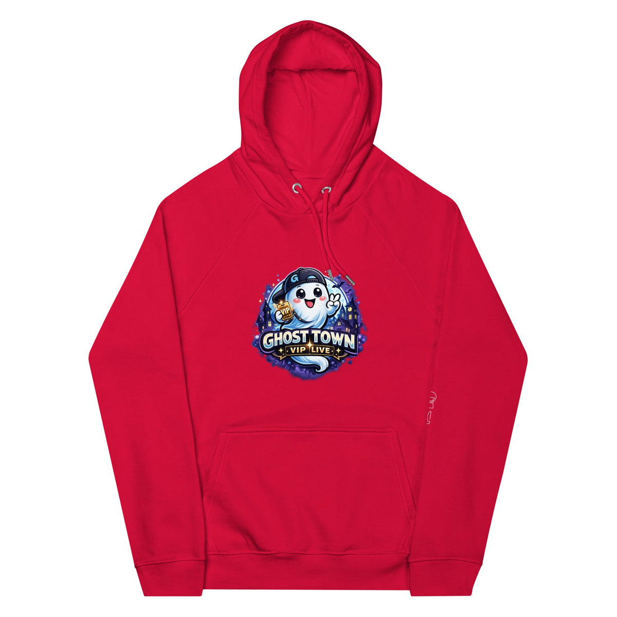Eco Raglan Hoodie - Ghost - GhostMart