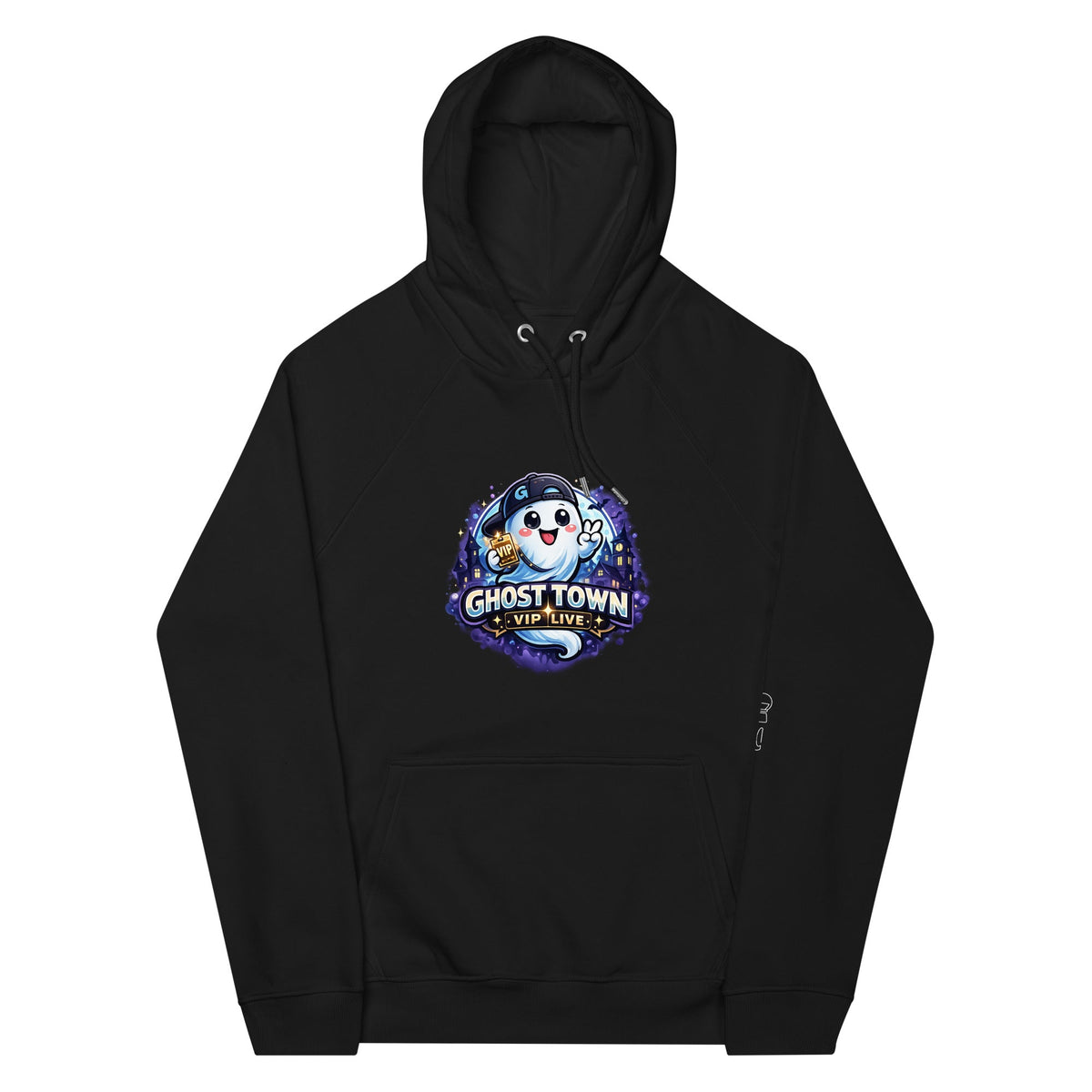 Eco Raglan Hoodie - Ghost - GhostMart
