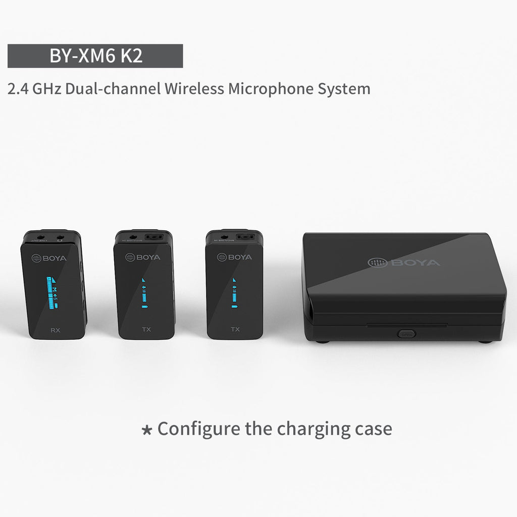 BOYA BY-XM6 Wireless Clip-On Lavalier Microphone — for Streamers & Content Creators in South Africa - GhostMart