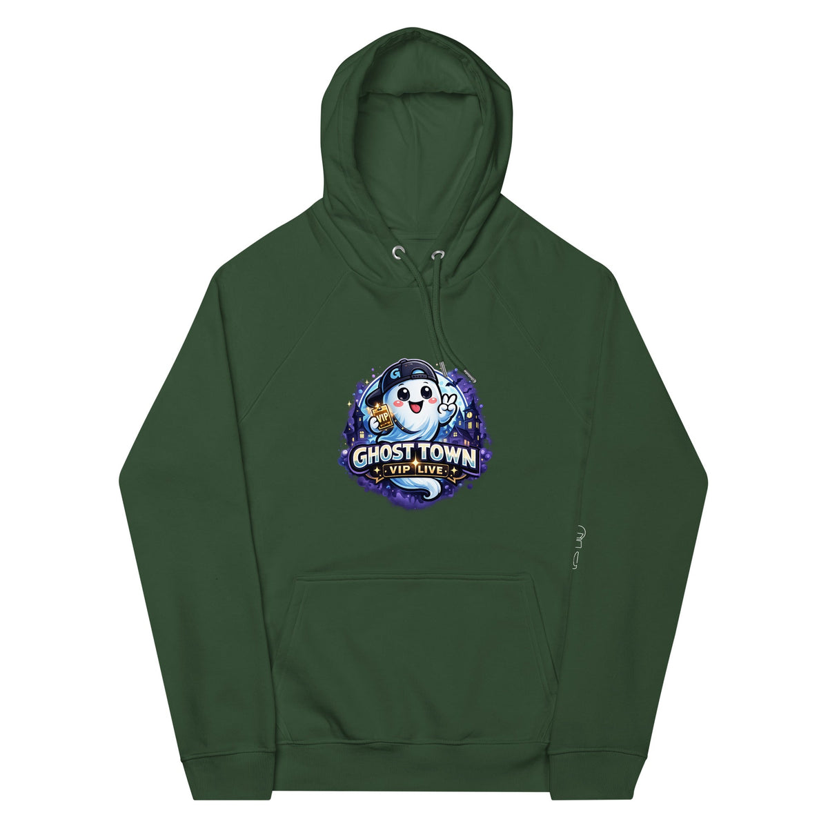 Eco Raglan Hoodie - Ghost - GhostMart