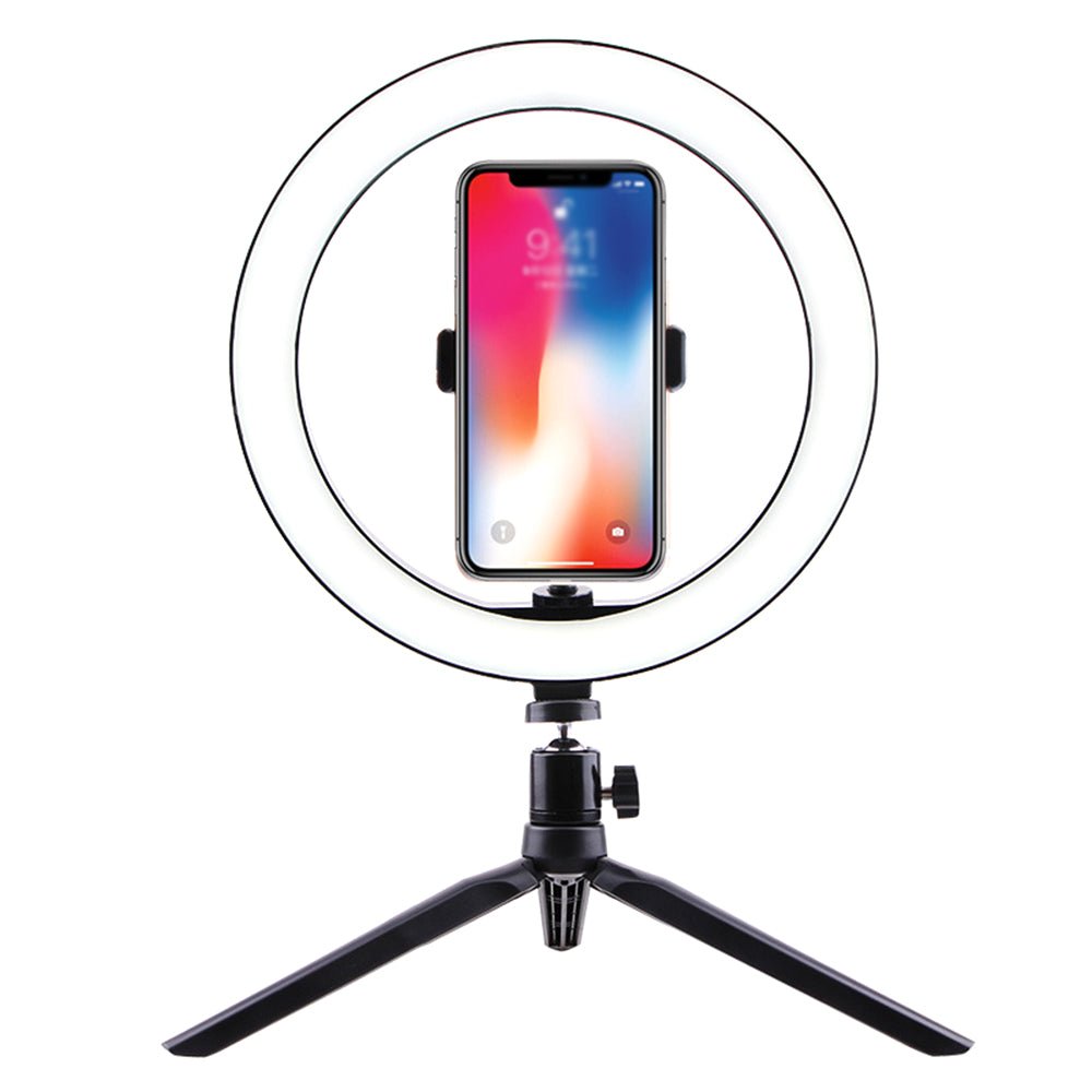LED Ring Light 10 inch with Phone Holder - GhostMart