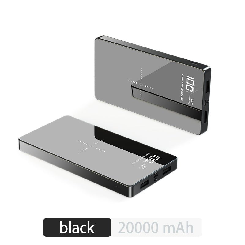 Ultra-large Capacity Power Bank 20000MAH Mirror - GhostMart