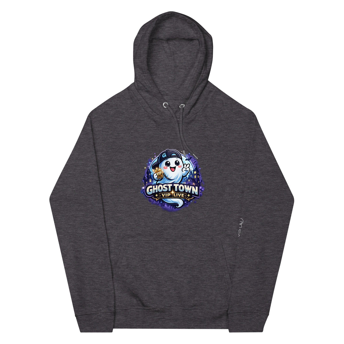 Eco Raglan Hoodie - Ghost - GhostMart
