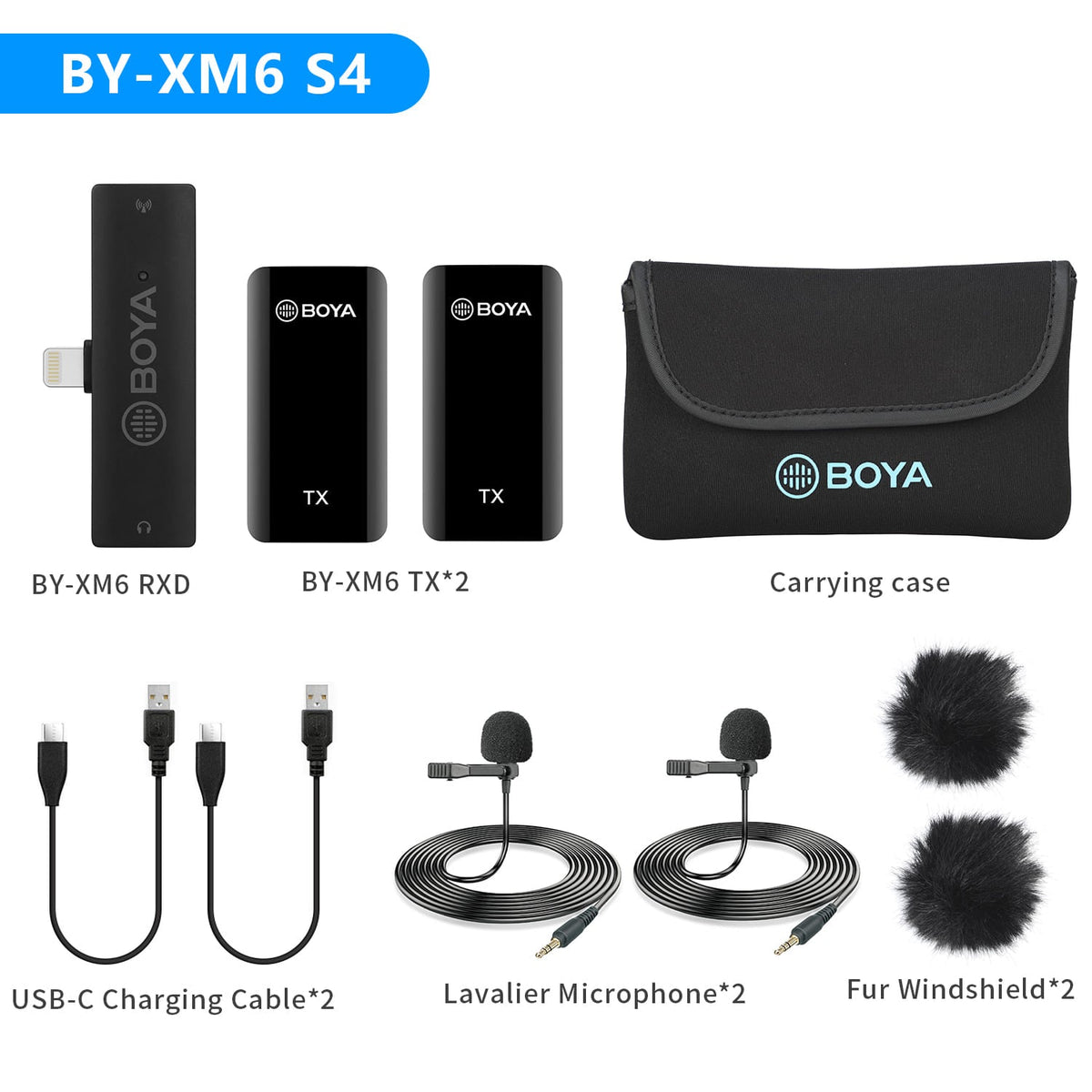 BOYA BY-XM6 Wireless Clip-On Lavalier Microphone — for Streamers & Content Creators in South Africa - GhostMart