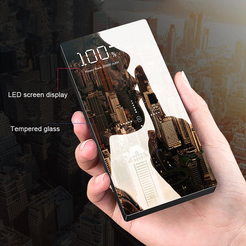 Ultra-large Capacity Power Bank 20000MAH Mirror - GhostMart