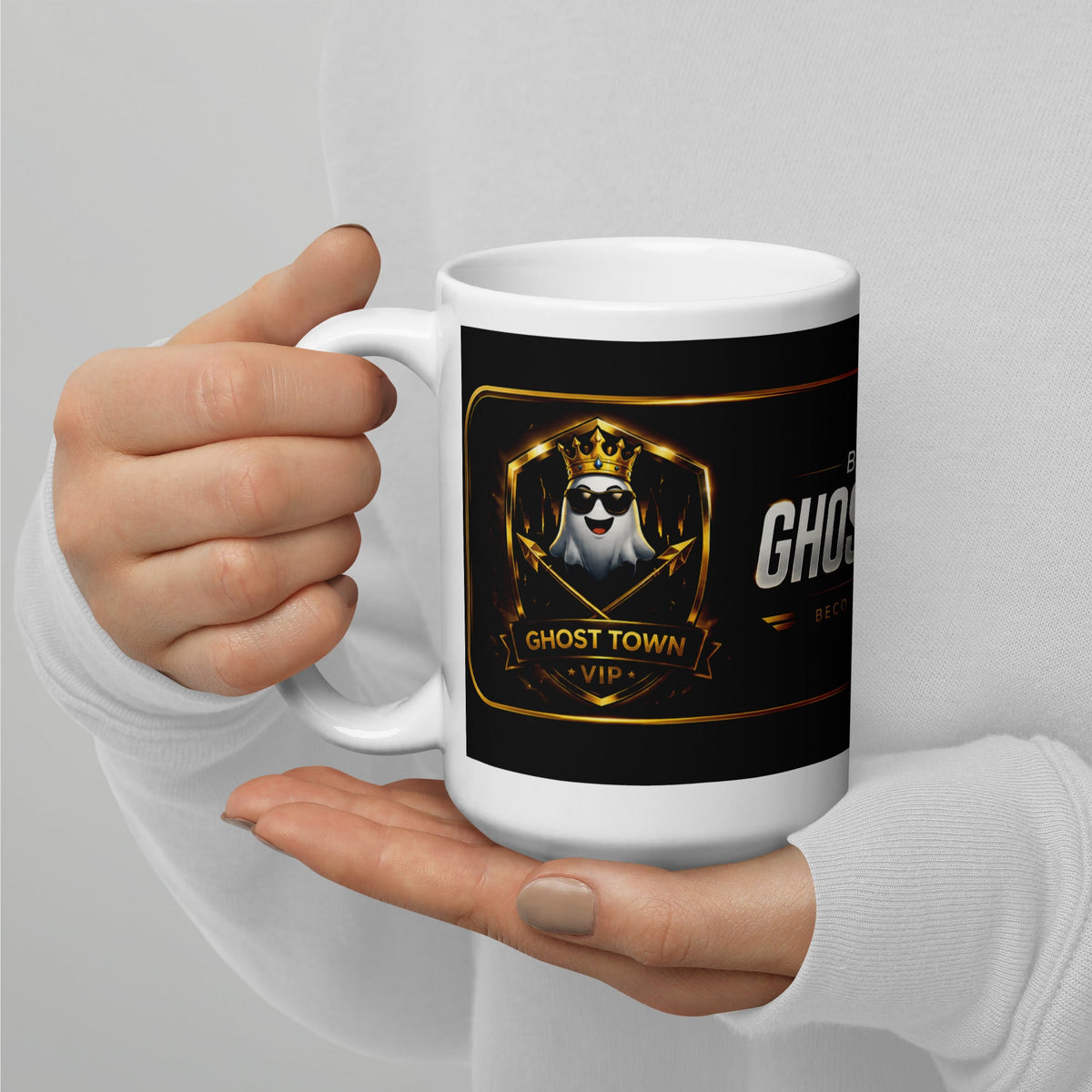 Agent Mug - Ghost Town VIP - White - GhostMart