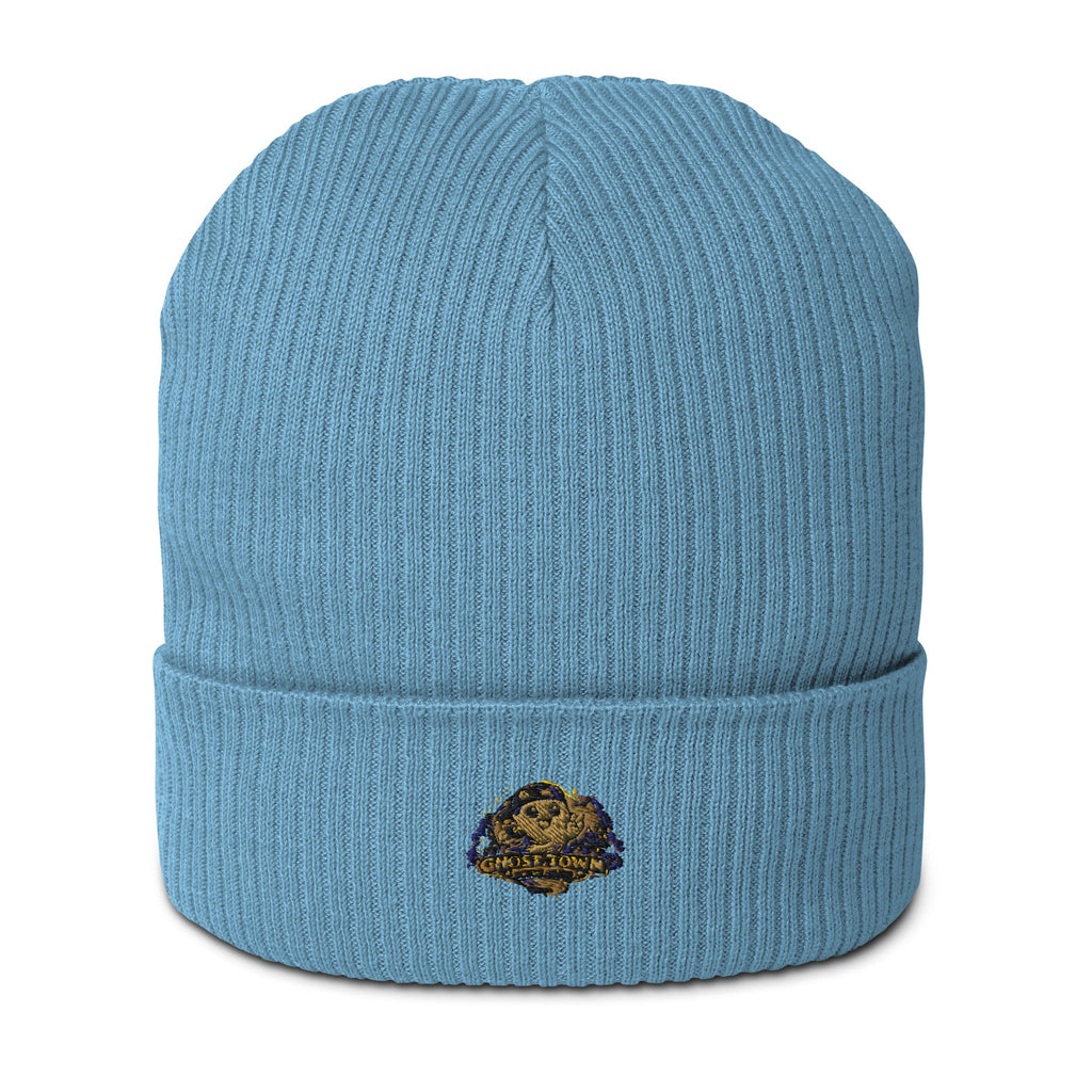 Organic Ribbed Beanie - Ghost - GhostMart