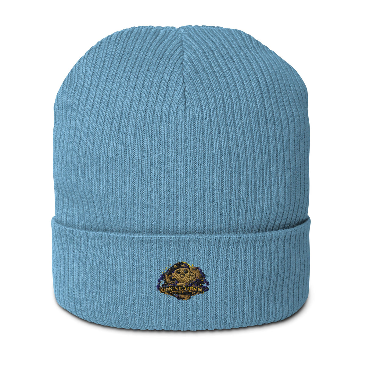Organic Ribbed Beanie - Ghost - GhostMart