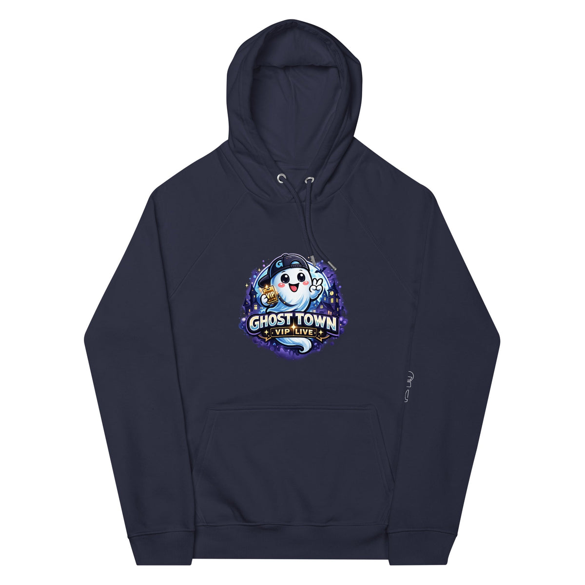 Eco Raglan Hoodie - Ghost - GhostMart