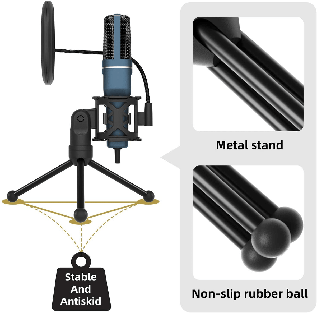 Shotgun - Professional anchor microphone - GhostMart