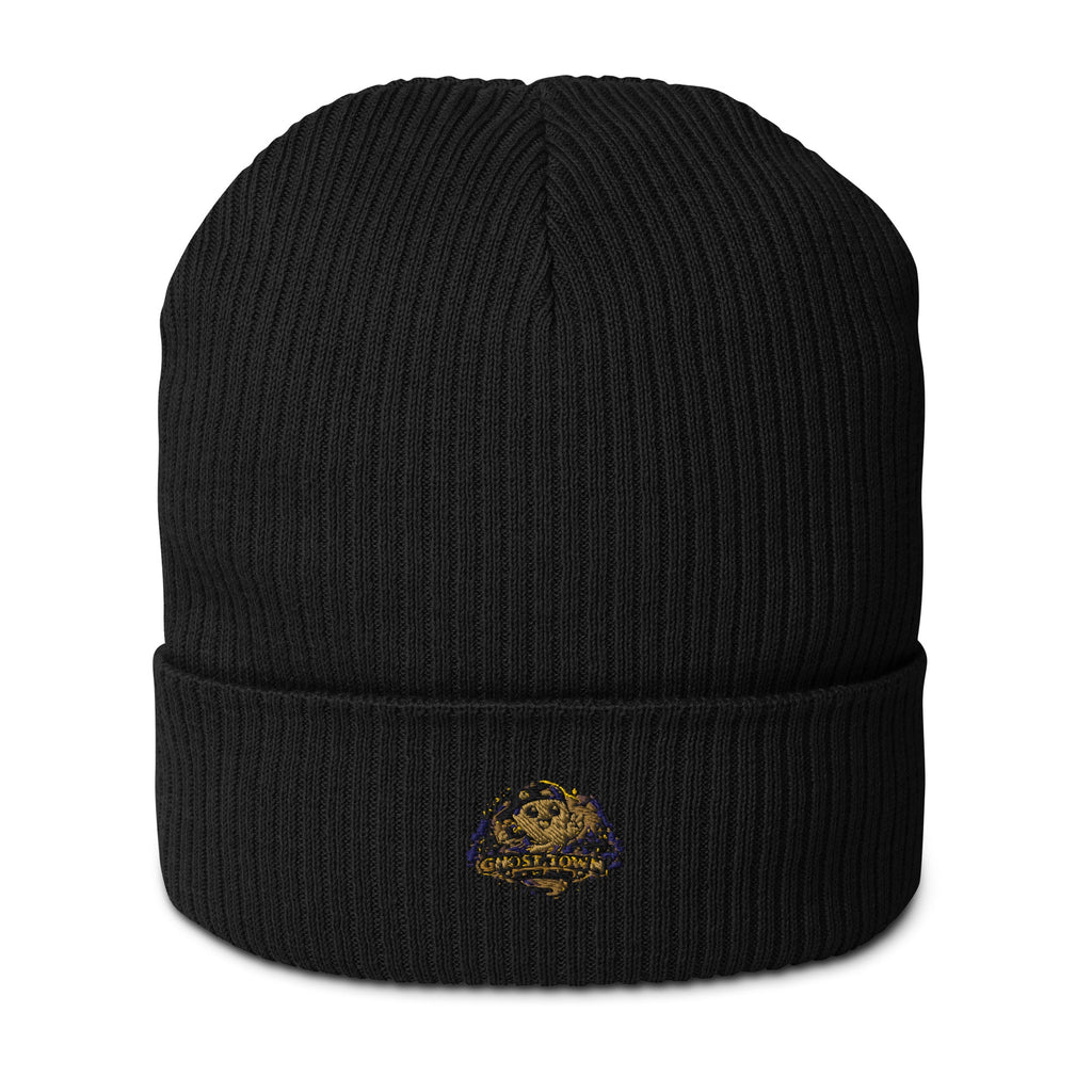 Organic Ribbed Beanie - Ghost - GhostMart