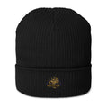 Organic Ribbed Beanie - Ghost - GhostMart