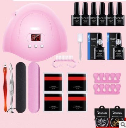 Nail Art Gel Kit with UV Lamp 36W - GhostMart