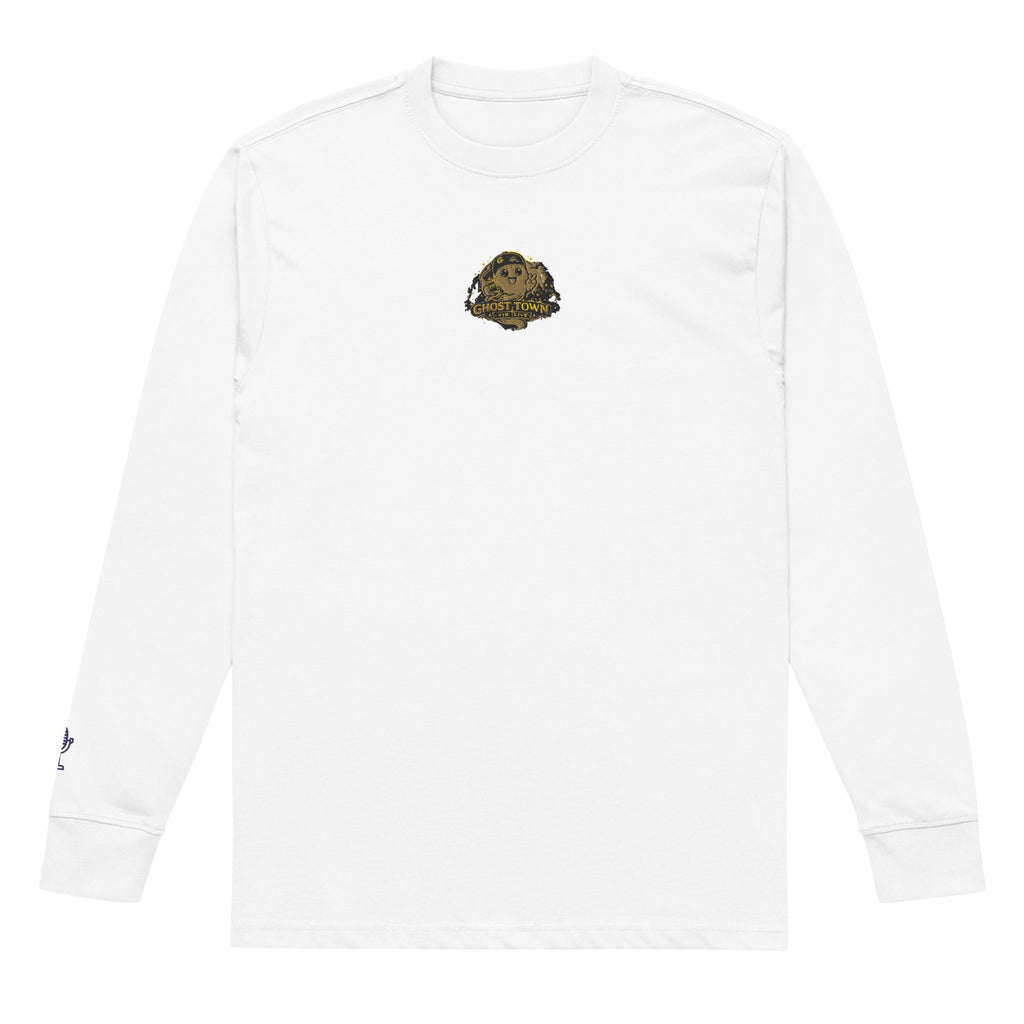 Heavyweight Long Sleeve Tee - Ghost Outline - GhostMart