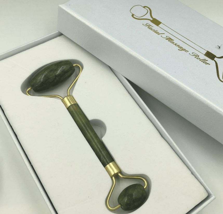 Jade Facial Roller & Gua Sha Set - GhostMart