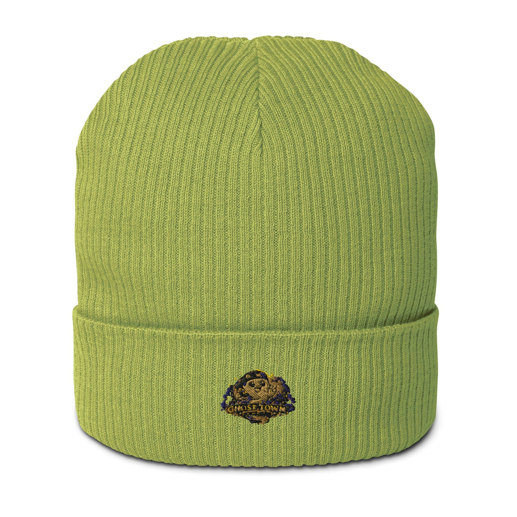 Organic Ribbed Beanie - Ghost - GhostMart