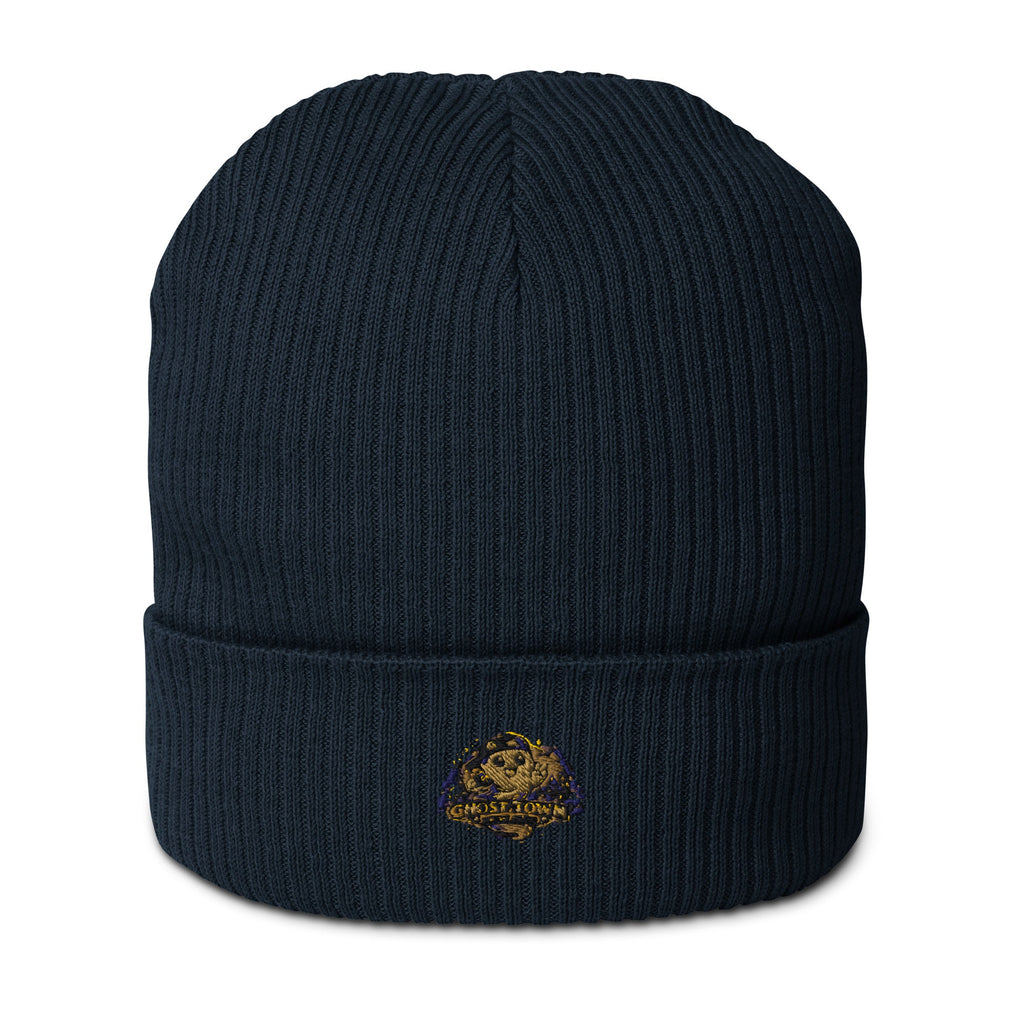 Organic Ribbed Beanie - Ghost - GhostMart