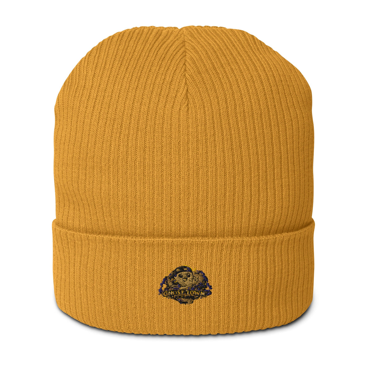 Organic Ribbed Beanie - Ghost - GhostMart