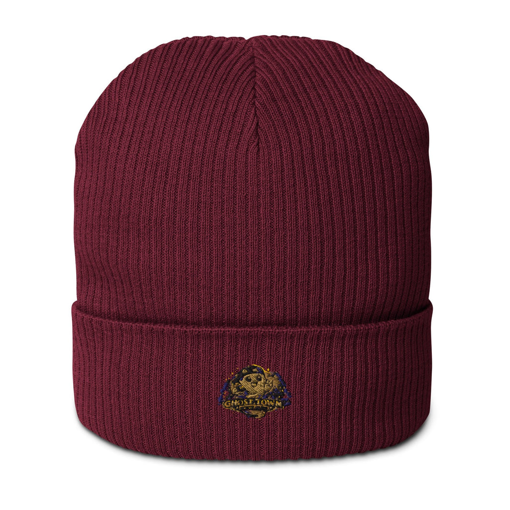 Organic Ribbed Beanie - Ghost - GhostMart