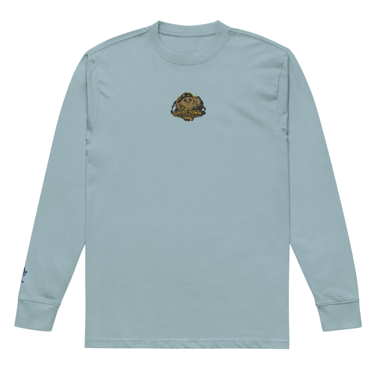 Heavyweight Long Sleeve Tee - Ghost Outline - GhostMart